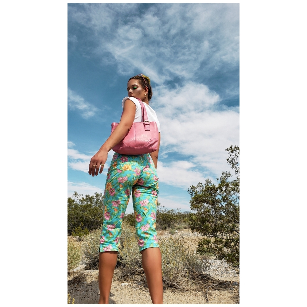 hibiscus🌺capris by LAUREN Ralph Lauren sz 2P